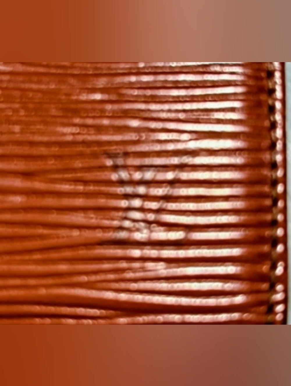LOUIS VUITTON Tan Epi Leather Key Clutch Wallet with Brass Hardware - Picture 2 of 6